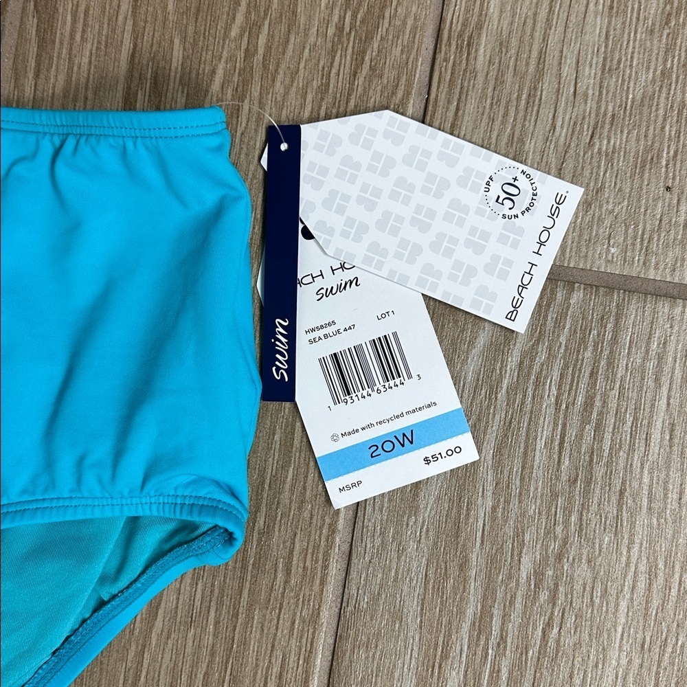 Beach House Swim Vibrant Aqua Swimwear NWT - Picture 4 of 8